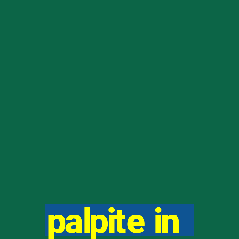 palpite in